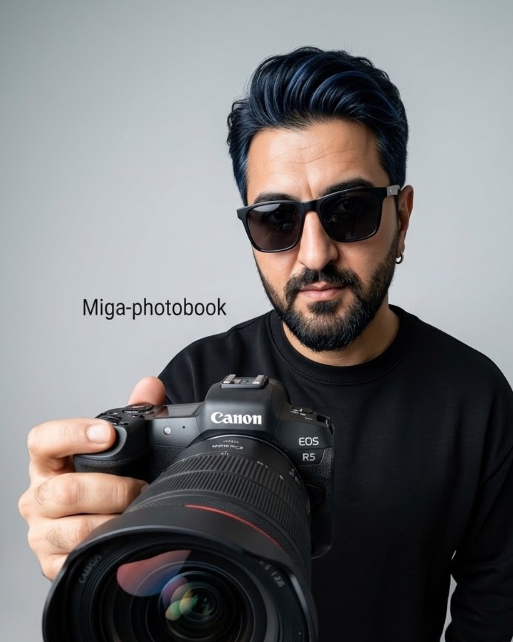 تحويل صورة بالذكاء الاصطناعي — مصور بكاميرا احترافية
